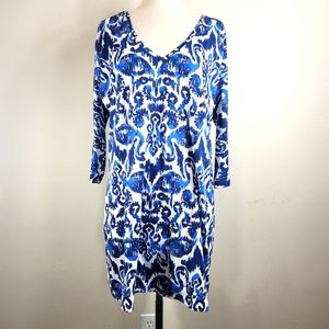 Lilly Pulitzer Cori Navy Beach Bathers Dres Sz S